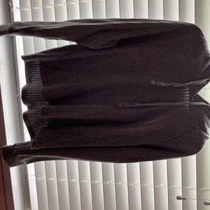 A gray crop sweatshirt